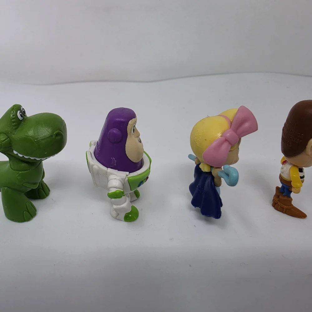 Disney Toy Story Buzz Lightyear Woody Bo Peep Rex  Lot of 4
